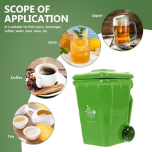 Load image into Gallery viewer, Curbside Trash Can Ceramic Mug with Lid (14 oz)
