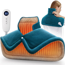 Load image into Gallery viewer, Weighted Neck & Shoulder Heating Pad – 6 Heat Settings