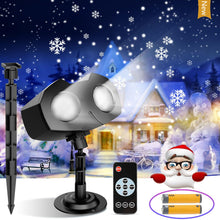 Load image into Gallery viewer, Snowflake Projector – Enchanting Winter Wonderland