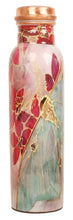 Load image into Gallery viewer, Designed Copper Water Bottle – Embrace Wellness and Sustainability