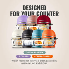 Load image into Gallery viewer, Self-Cleaning Glass Air Fryer, 5-Qt – 6-in-1 Rotisserie