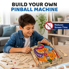 Load image into Gallery viewer, Smartivity DIY Wooden Pinball Machine Kit | STEM Educational Toy Set