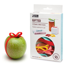 Load image into Gallery viewer, Reusable Gift Wrap Ribbon Bands – 10-Pack Eco Bows