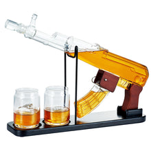 Load image into Gallery viewer, Gun Shaped Whiskey Decanter