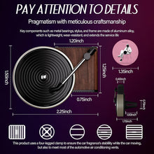Load image into Gallery viewer, Retro Record Player Car Air Freshener | Spinning Vinyl Vent Clip Diffuser