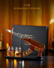 Load image into Gallery viewer, Gun Shaped Whiskey Decanter