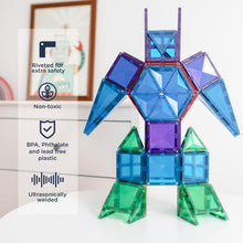 Load image into Gallery viewer, Magnetic Tile Set – Rainbow Mega Pack (212 Pieces)