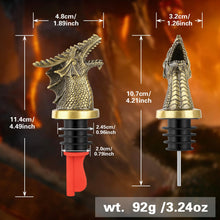Load image into Gallery viewer, Mythical Bronze Dragon 2-in-1 Wine Pourer & Stopper