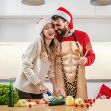 Load image into Gallery viewer, Hilarious "Dad Bod" Musclemankini Apron | Funny Gag Gift & Prank Accessory