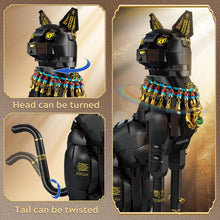 Load image into Gallery viewer, Egyptian Cat Building Blocks – 1274-Piece Display Model