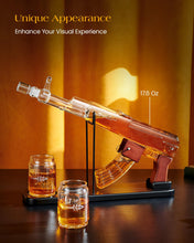 Load image into Gallery viewer, Gun Shaped Whiskey Decanter