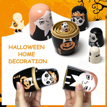 Load image into Gallery viewer, Halloween Nesting Dolls – Wooden Russian Doll Set of 5