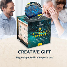 Load image into Gallery viewer, INSCAPE Atlantis Treasure Escape Room Puzzle Box | 3D Wooden Brain Teaser