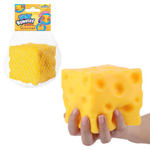 Load image into Gallery viewer, Jumbo Easy Sqweezy Super Cheesy Toy | Giant Slow-Rising Stress Reliever