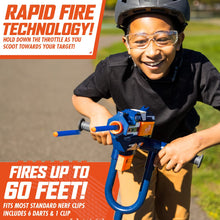 Load image into Gallery viewer, Kids Electric Scooter with NERF Blaster - Gifteee Unique & Unusual gifts, Cool gift ideas