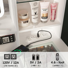Load image into Gallery viewer, Fameill Makeup Vanity with Adjustable LED Lighting