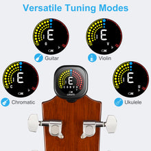 Load image into Gallery viewer, LEKATO Rechargeable Clip-On Guitar Tuner