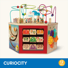 Load image into Gallery viewer, 7-Sided Wooden Activity Center