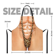 Load image into Gallery viewer, Hilarious "Dad Bod" Musclemankini Apron | Funny Gag Gift & Prank Accessory