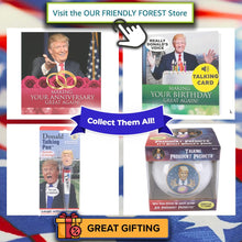 Load image into Gallery viewer, Talking President Predicto Ball - Donald Trump Fortune Teller Toy