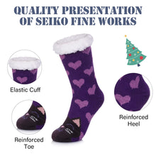 Load image into Gallery viewer, LINEMIN Fuzzy Slipper Socks – Cozy Comfort for Winter