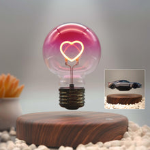 Load image into Gallery viewer, Magnetic Levitating Heart Bulb Lamp with Tray