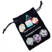 Load image into Gallery viewer, Disappointing Dice – Random Mismatched Polyhedral Set (7)