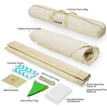 Load image into Gallery viewer, Children's Canvas Teepee Playhouse - Gifteee Unique & Unusual gifts, Cool gift ideas