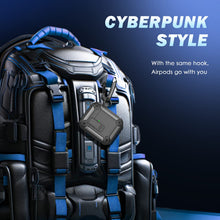 Load image into Gallery viewer, AirPods 1 & 2 Case with Cleaning Kit – Locking Armor (Black)