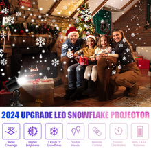 Load image into Gallery viewer, Snowflake Projector – Enchanting Winter Wonderland