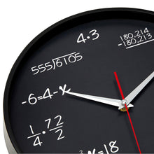 Load image into Gallery viewer, Math Wall Clock - Gifteee Unique & Unusual gifts, Cool gift ideas