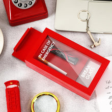 Load image into Gallery viewer, Fill-Your-Own Emergency Box with Hammer - Funny Gag Gift