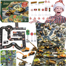 Load image into Gallery viewer, Construction Vehicles Advent Calendar for Kids