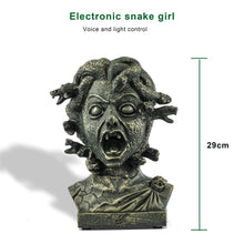 Load image into Gallery viewer, Animated Medusa Bust - Electronic Indoor/Outdoor Halloween Decoration