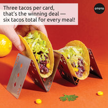 Load image into Gallery viewer, Pick-a-Taco Card-Style Taco Holders (2 Pack)