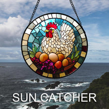 Load image into Gallery viewer, Cardinal Stained Glass Suncatcher – Bird Window Hanging