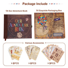 Load image into Gallery viewer, "Our Adventure Book" DIY Retro Scrapbook & Photo Album