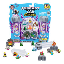 Load image into Gallery viewer, MrBeast Lab Swarms Mega Lab Pack | 14-Piece Hyper Fusion Micro Beasts