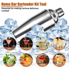 Load image into Gallery viewer, 12-Piece Cocktail Shaker Set with Bamboo Stand - Professional Bar Tools