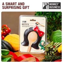 Load image into Gallery viewer, Silicone Spoon Rest – Fun Retro Wig Kitchen Utensil Holder