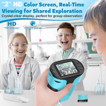 Load image into Gallery viewer, 1000X Kids Pocket Microscope with Screen