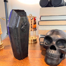 Load image into Gallery viewer, Coffin Crypt Candle with Skeleton Reveal - Gifteee Unique & Unusual gifts, Cool gift ideas