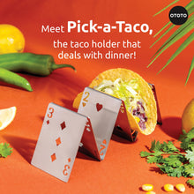 Load image into Gallery viewer, Pick-a-Taco Card-Style Taco Holders (2 Pack)