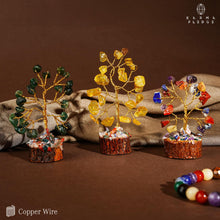 Load image into Gallery viewer, Set of 12 Mini Chakra Crystal Trees - Healing Stones for Positive Energy