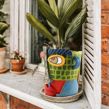 Load image into Gallery viewer, Abstract Face Planters Pots