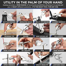 Load image into Gallery viewer, Keychain Multitool – 16-in-1 TSA-Safe EDC