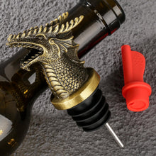 Load image into Gallery viewer, Mythical Bronze Dragon 2-in-1 Wine Pourer & Stopper