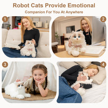 Load image into Gallery viewer, Interactive Robotic Cat – Realistic Plush Companion Pet
