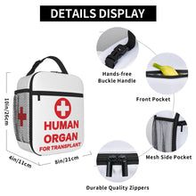 Load image into Gallery viewer, Organ Transplant Lunch Box – Funny Insulated Cooler Bag