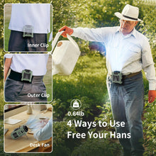 Load image into Gallery viewer, Portable Waist Fan - Gifteee Unique & Unusual gifts, Cool gift ideas